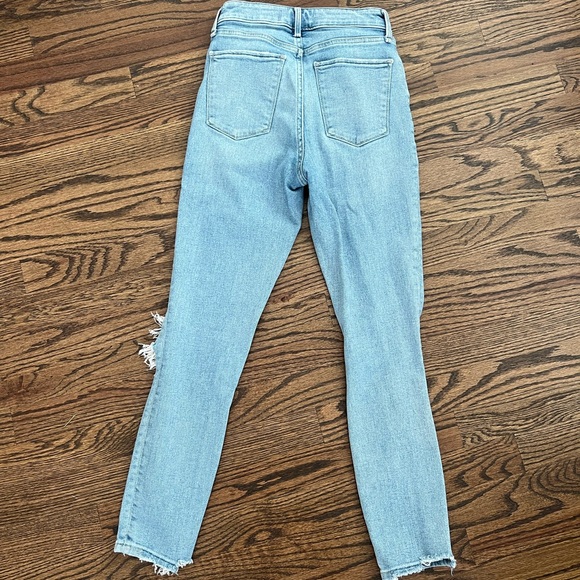 Abercrombie & Fitch The Super Skinny Ankle High Rise jean size 25/0 - Picture 3 of 4